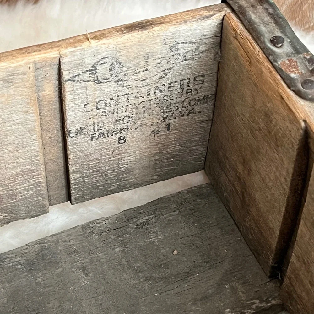 Vintage Wooden Shipping Crate‎